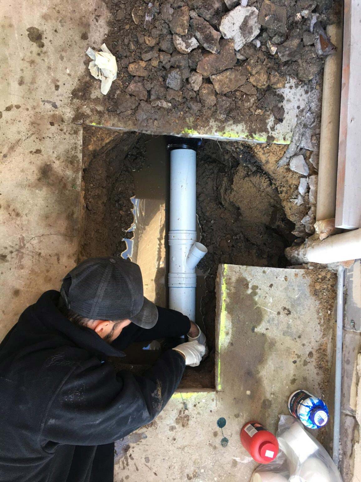 Recent plumbing work 1